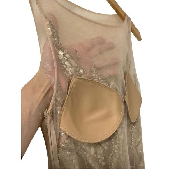 Terani Conture Rhinestone Cocktail Evening Holiday Dress Size 4 - Picture 9 of 16